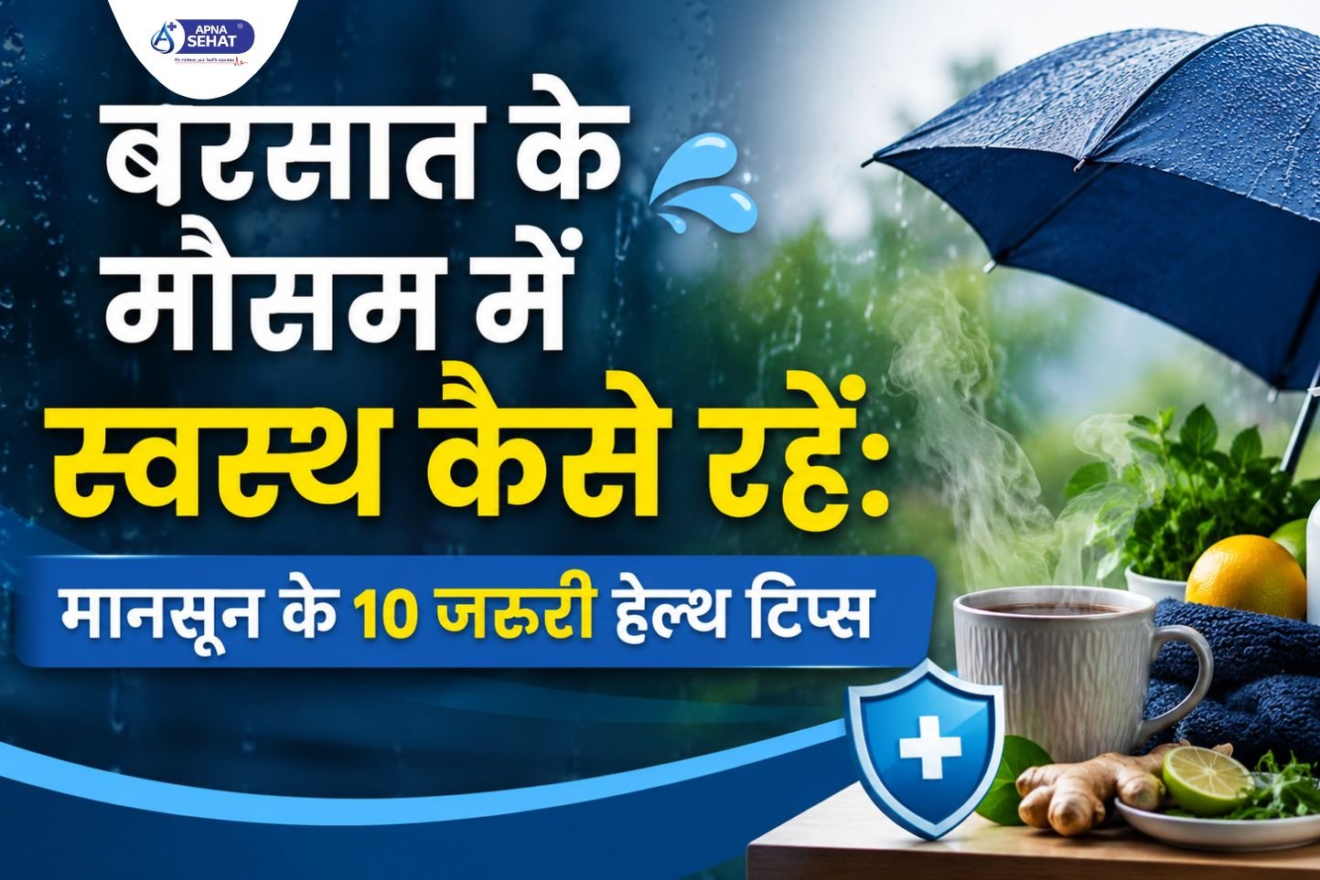 बरसात के मौसम में स्वस्थ कैसे रहें: मानसून के 10 ज़रूरी हेल्थ टिप्स