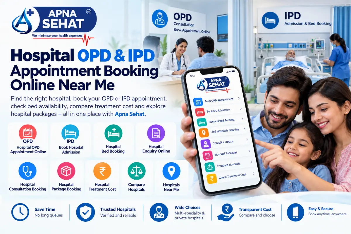 Hospital OPD and IPD Appointment Booking Online Near Me