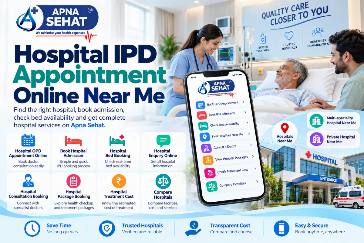 Hospital IPD Appointment Online Near Me | Apna Sehat